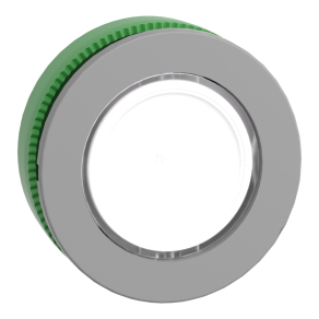   Schneider Electric Harmony XB5 - ZB5FV013C0 - panelbe süllyesztett műanyag LED jelzőlámpa fej, Ø30, fehér, szürke perem