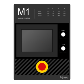   Schneider Electric Harmony XB5 - ZBYLEG304001 - kezelőpanel maszk, 300x400mm, sablon