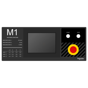   Schneider Electric Harmony XB5 - ZBYLEG502001 - kezelőpanel maszk, 500x200mm, sablon