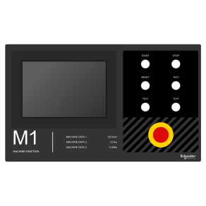   Schneider Electric Harmony XB5 - ZBYLEG503001 - kezelőpanel maszk, 500x300mm, sablon