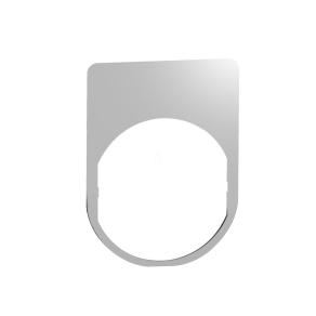   Schneider Electric Harmony XB5 - ZBYM2101 - felirati tábla, 40x50 mm, fém, Ø22 készülékhez, felirat nélkül