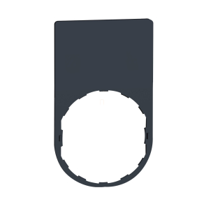   Schneider Electric Harmony XB5 - ZBYP6101 - felirati tábla, 30x50 mm, műanyag, Ø22 készülékekhez, gravírozható