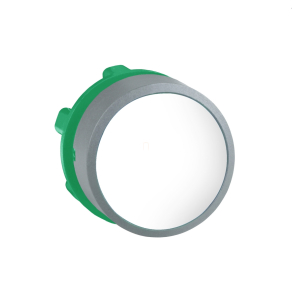   Schneider Electric Harmony XB5 - ZB5AH01C0 - műanyag nyomógomb fej, Ø22, nyomó - nyomó, fehér, szürke perem