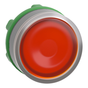   Schneider Electric Harmony XB5 - ZB5AH083C0 - műanyag világító nyomógomb fej, Ø22, nyomó - nyomó, sárga, szürke perem