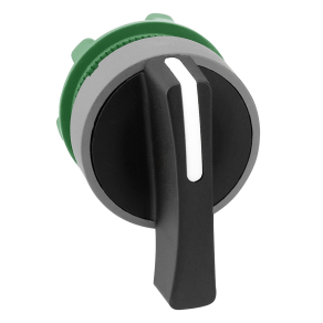   Schneider Electric Harmony XB5 - ZB5AJ3C0 - műanyag választókapcsoló fej, Ø22, hosszú fogantyú, 3 állású, szürke perem