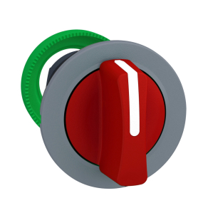   Schneider Electric Harmony XB5 - ZB5FD704C0 - panelbe süllyesztett műanyag kapcsoló fej, Ø30, 3 állású balról középre visszatérő, piros, szürke perem