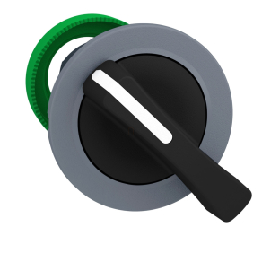   Schneider Electric Harmony XB5 - ZB5FJ3C0 - panelbe süllyesztett műanyag választókapcsoló fej, Ø30, meghosszabbított fej, 3 állású, szürke perem