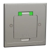 Schneider Electric Unica System+ INS52100 - Padlócsatlakozó, négyzet alakú, fém, 2P+F csatlakozóaljzattal