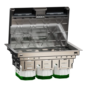 Schneider Electric Unica System+ - INS52123 - Padlódoboz, 12 modulos, fém