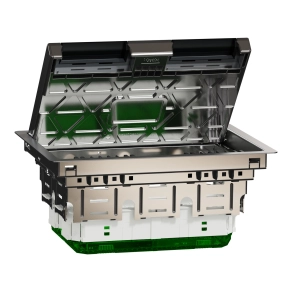 Schneider Electric Unica System+ - INS52125 - Padlódoboz, 16 modulos, fém