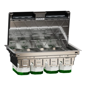 Schneider Electric Unica System+ - INS52127 - Padlódoboz, 24 modulos, fém