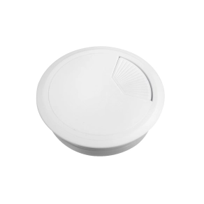 Schneider Electric Unica System+ INS61211 - Bútorba süllyeszthető kábelkivezető, 80 mm, fehér