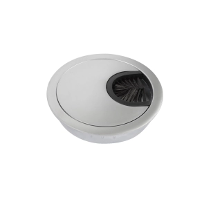 Schneider Electric Unica System+ INS61213 - Bútorba süllyeszthető fém kábelkivezető, 60 mm, alu