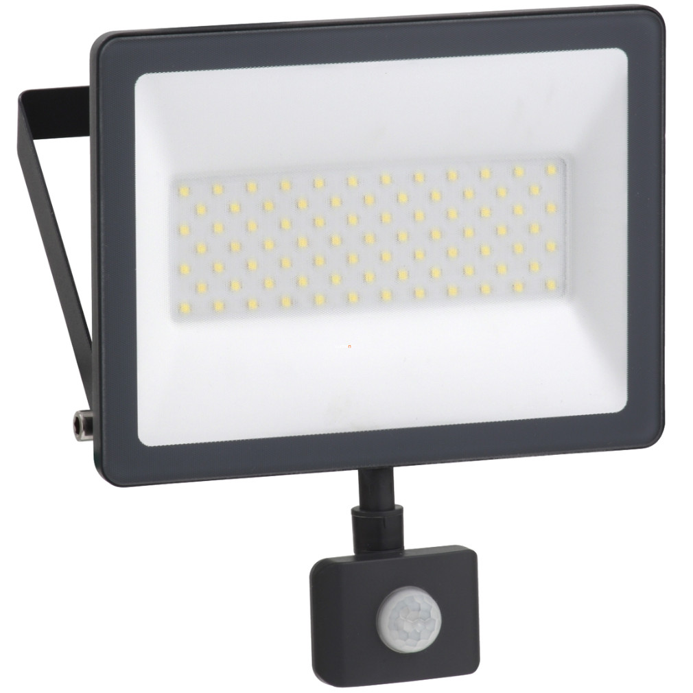 LED reflektor mozgásérzékelővel, extra hidegfehér, 50W, 5000lm, IP44 (Mureva)
