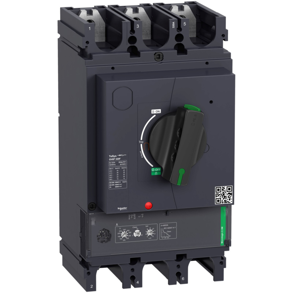 GV6P320F 3P 36kA Motor megszakító Schneider