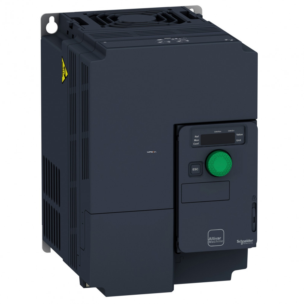 Schneider Altivar Machine frekvenciaváltó, 5,5kW, 3f, 400VAC, IP20 (ATV320U55N4C)