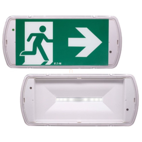   Eaton Cooper vészvilágító 2h LED készenléti/állandó IP42 IK04 SL20 SL2MNM42C2C3A oldalfali 60lm, matricát tartalmaz