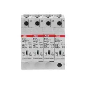   ABB 2CTB815710R2300 Túlfeszültség levezető OVR T1-T2 4L 12.5-275s P QS, 1+2B+C, 4P, 12,5 kA, túlfeszültség-levezető