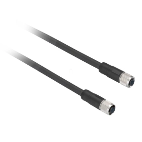   Előre kábelezett anya csatlakozó PVC, FEMALE M12 STRA XZCPV11V12L2 Telemecanique
