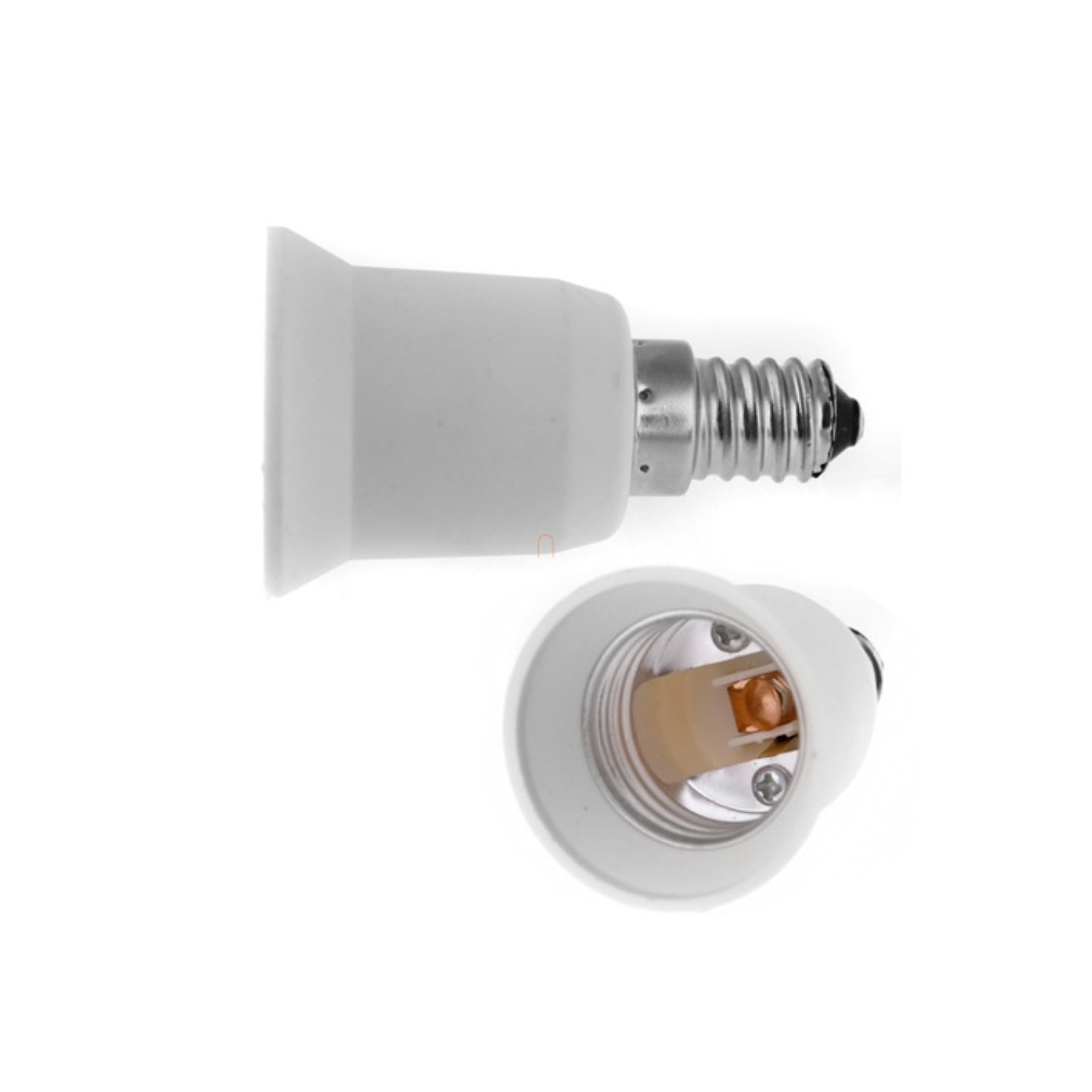 Foglalat átalakító adapter E14-es foglalatról E27-es fényforráshoz PFE14E27