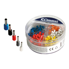 Commel Szigetelt érvéghüvely szett 400db/csomag 365-701