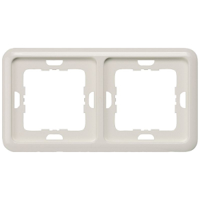   Siemens 5TG1812 2-es keret, titánfehér (RAL9010), DELTA profil