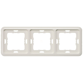   Siemens 5TG1813 3-es keret, titánfehér (RAL9010), DELTA profil