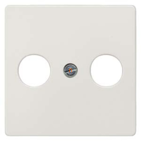   Siemens 5TG2561 antenna fedlap, 2 nyílás, titánfehér (RAL9010), DELTA i-system