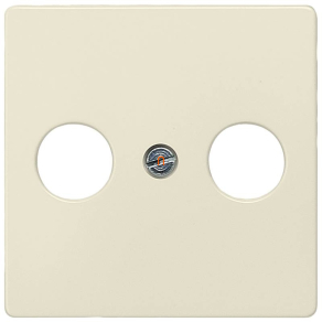   Siemens 5TG2591 antenna fedlap, 2 nyílás, krémfehér (RAL1013), DELTA i-system