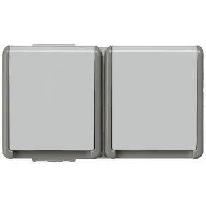   Siemens 5UB4722 dupla dugalj, falon kívüli, IP44, DELTA flat