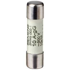   Siemens 3NW6005-1 hengeres biztosító betét, 10x38, 16A, 500VAC, gG