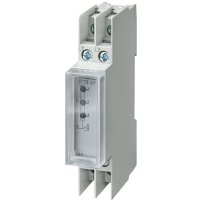  Siemens 5TT3421 fázisfigyelő relé, 3F, 230/400VAC, 1CO, 3 zöld LED