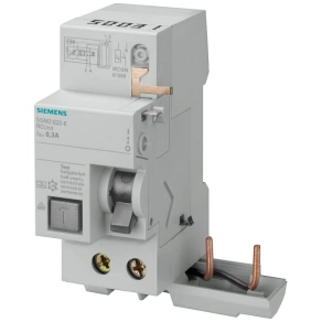   Siemens 5SM2322-6 RC egység 5SY-hez, 2 pólusú, A típus, In: 40 A, 30 mA