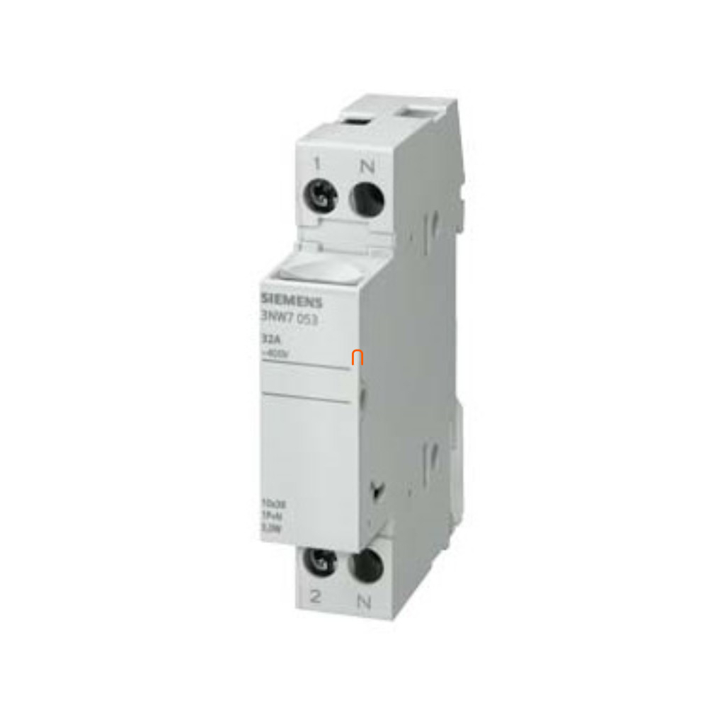 Siemens 3NW7121 bizt. tartó, 2P, 14x51, kompakt, (max. 50A)