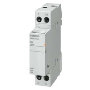 Siemens 3NW7121 bizt. tartó, 2P, 14x51, kompakt, (max. 50A)