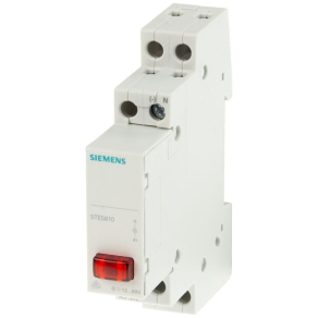 Siemens 5TE5800 moduláris jelzőlámpa, piros, 230VAC