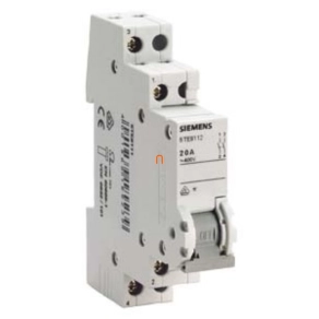 Siemens 5TE8112 moduláris kapcsoló, 20A, 2NO, BE-KI