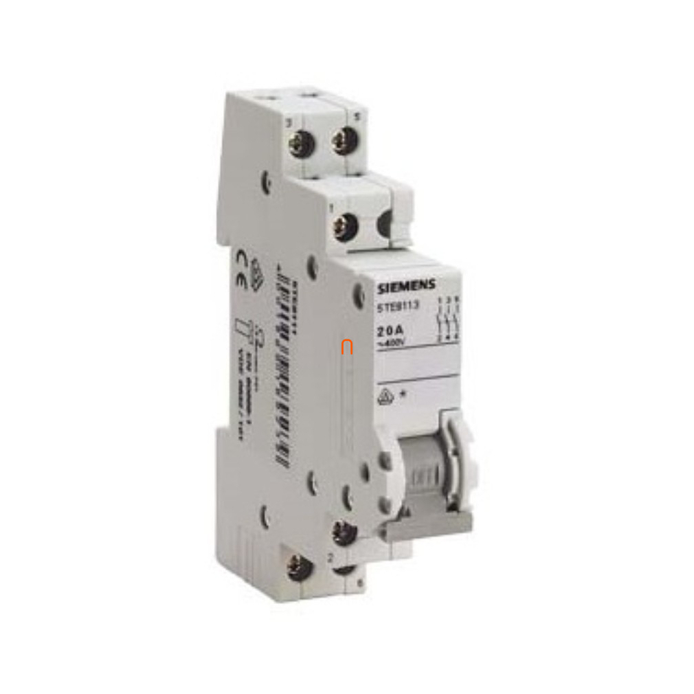 Siemens 5TE8113 moduláris kapcsoló, 20A, 3NO, BE-KI