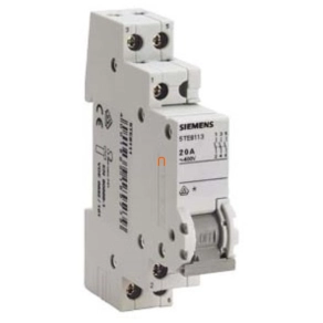 Siemens 5TE8113 moduláris kapcsoló, 20A, 3NO, BE-KI
