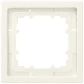   Siemens 5TG1321 1-es keret, titánfehér (RAL9010), DELTA style