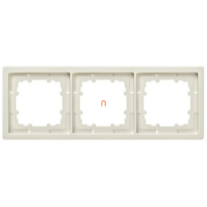   Siemens 5TG1323 3-as keret, titánfehér (RAL9010), DELTA style