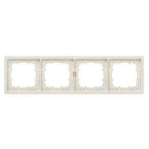   Siemens 5TG1324 4-es keret, titánfehér (RAL9010), DELTA style