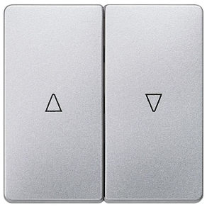   Siemens 5TG6254 redőny/zsalu billentyű, alumínium (RAL9006), DELTA i-system