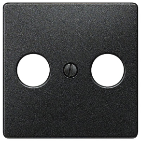   Siemens 5TG1223 antenna fedlap, 2 nyílás, antracit (RAL7016), DELTA i-system