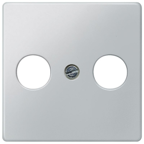   Siemens 5TG1253 antenna fedlap, 2 nyílás, alumínium (RAL9006), DELTA i-system