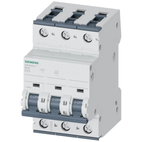 Kismegszakító 3C 25A 6kA  5SY6325-7 Siemens