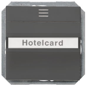   Siemens 5TG4822 hotel kártya kapcsoló, antracit (RAL7016), DELTA i-system