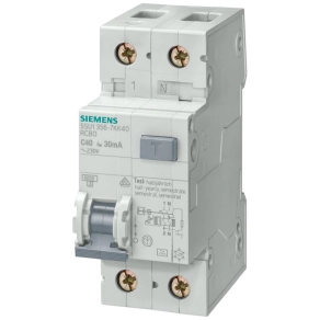   Áramvédős kismegszakító 1P+N B 6A 6kA  5SU1356-6KK06 Siemens