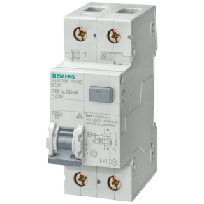  Áramvédős kismegszakító 1P+N B 10A 6kA  5SU1356-6KK10 Siemens