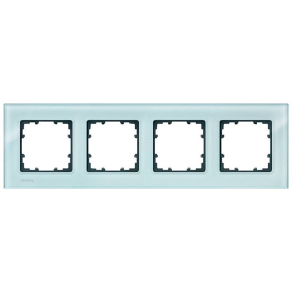   Siemens 5TG1204, 4-es keret, üveg, kristályzöld, DELTA miro